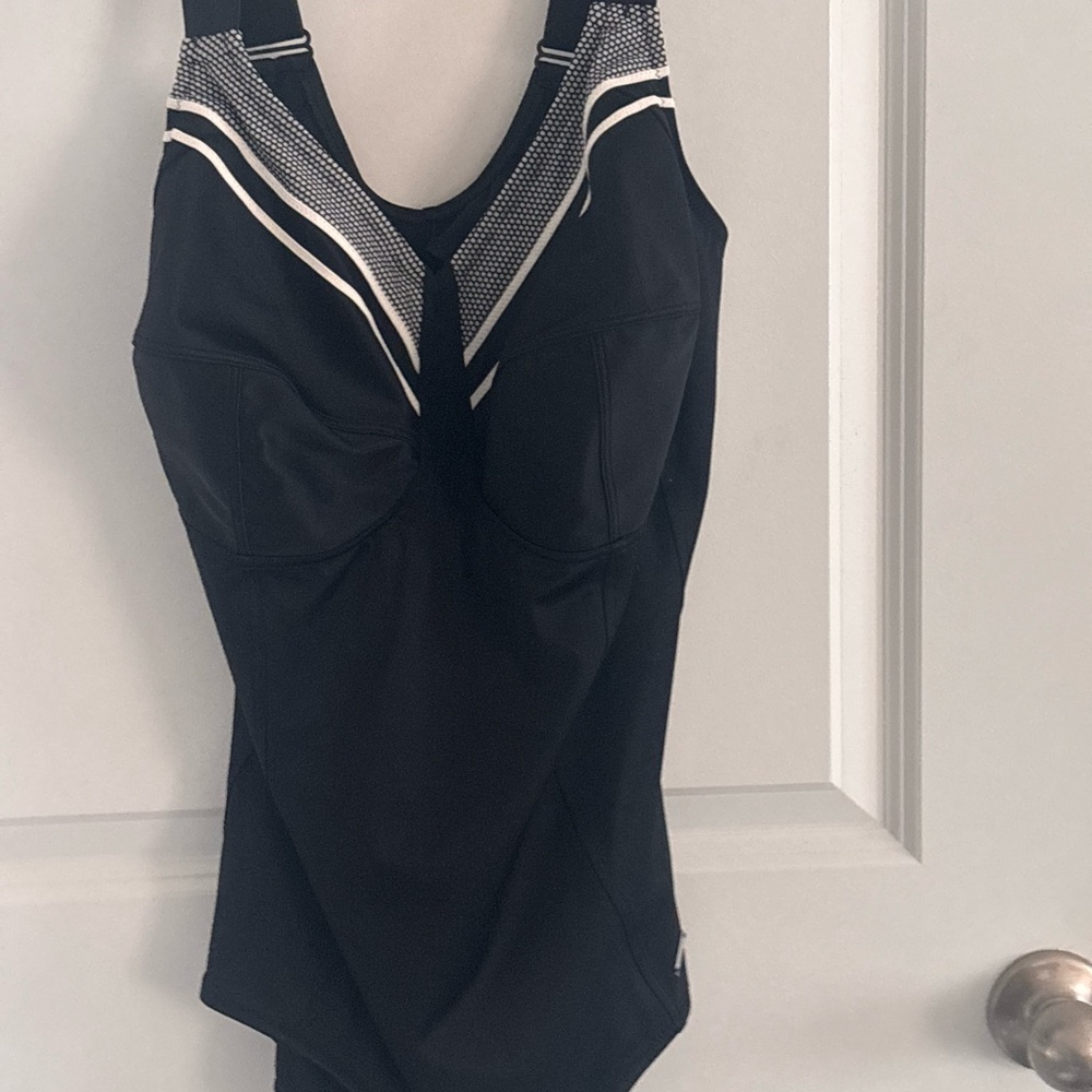 Triumph Black Swimwear with Silver Detail